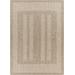 Manorhaven 9'2" x 12' Outdoor Farmhouse Moroccan Mocha/Multi Brown/Off White/Dark Gray/Eggplant/Cream/Light Beige/Tan/Peach Outdoor Area Rug - Hauteloom