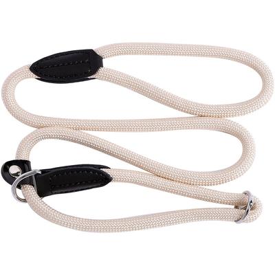 Lionto - Retrieverleine, Hundeleine, Führleine, Zugleine, Länge 120 cm, Farbe beige Image