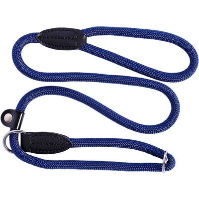 Lionto - Retrieverleine, Hundeleine, Führleine, Zugleine, Länge 120 cm, Farbe dunkelblau Image