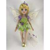 Disney Toys | Disney Fairy Princes Tinkerbell Porcelain Blonde Keepsake Doll Figurine 14” | Color: Cream/Green | Size: Osbb