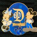 Disney Other | Disneyland 60th Anniversary Dvc Trading Pin | Color: Blue | Size: Os