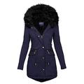 Fashion Solid Women Casual Thicker Winter Slim Coat Overcoat Winter coats