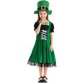 Fashion Tops Saint Patrick Dwarfs Dress Goblin Children Spring Hat Tippet (Multicolor, M)