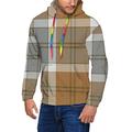 Bannockbane Trade Tartan Pullover With Velvet Inside For Men|Comfy Drawstring Pullover With Pockets