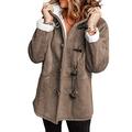 Fleece Jacket Women,Bartira Women's Casual Long Sleeve Teddy Fleece Pullover - Fluffy Loose Zip Oversize Tops