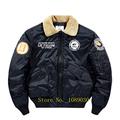 DHDHWL Bomber Baseball Jacket Flight Pilot Jackets Fashion Hip Hop Streetwear Embroidery Red Blue Black Windproof Bomber Jacket Men Cotton Liner Coat Autumn (Color : Black, Size : 4XL)