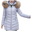 Women's Fashion Medium-Length Models Slim Cotton Jacket Big Hair Down Cotton Jacket Classic jacket