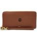 Women's Fossil Brown Colorado State Rams Leather Logan RFID Zip Around Clutch