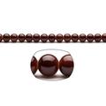 Brown Pearls 8mm Solid-Tone Glass Beads 2x32Inch/pack (3-pack Value Bundle) SAVE $2