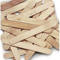 NATURAL WOODEN POPSICLE STICKS Wood Craft Stick School Art; 4.5 x 3/8 ; 100 Sticks