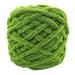 Chunky Knit Chenille Yarn Jumbo Chenille Yarn Soft Blanket Yarn DIY Chenille Yarn Chunky Wool Yarn for Arm-Knit Crochet Knitting & Crafting (White 1 Pack )