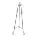 DecMode 34 x 67 Black Metal Large Free Standing Adjustable Display Stand 3 Tier Scroll Easel with Chain Support 1-Piece