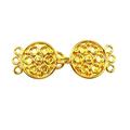 CG-231 18K Gold Overlay Multi Strand Clasp With 3 Holes