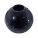 Craft County 10mm Black Round Loose Plastic Beads for Jewelry Making - Available in Multiple Pack Sizes