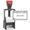 Heavy Duty Date Stamp with EMAILED Self Inking Stamp - BLACK Ink