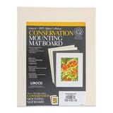 Lineco Conservation Matboard - Aged White 4 ply Pkg of 25 8 x 10