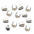 450 Cord End/tip Silver Tone Glue-in Style 6x5mm Fit 4mm