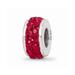 925 Sterling Silver Reflections Red Double Row Preciosa Crystal Bead; for Adults and Teens; for Women and Men