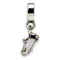 925 Sterling Silver Reflections Sports Shoe Dangle Bead; for Adults and Teens; for Women and Men