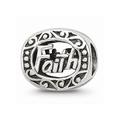 Mia Diamonds Solid 925 Sterling Silver Reflections Faith Bead