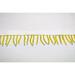 Altotux Beaded Fringe Trim 1.25 Yellow Glass Seed Bead with 3/8 White Ribbon