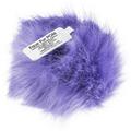 Pepperell Braiding Faux Fur Pom With Loop-Purple