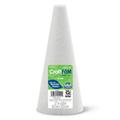 FloraCraft CraftFÅ�M Crafting Foam Cone 3.7 inch x 8.9 inch White