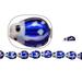 Lamp Worked Glass Beads Sapphire Blue Ladybug 10x15mm 20pcs/ 30Cm StrinGram/pack (2-Pack Value Bundle) SAVE $1
