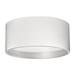 Kuzco Lighting Mousinni 1-Light 17.75" LED Flush Mount Metal in White | 10.25 H x 17.75 W x 17.75 D in | Wayfair FM11418-WH