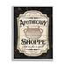 The Holiday Aisle® Apothecary Shoppe Spooky Halloween Sign Witch Potion Cauldron by Jennifer Pugh - Graphic Art in Black | 20 H x 16 W in | Wayfair