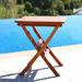 Red Barrel Studio® Wooden Dining Table Wood in Brown/White | 27 H x 24 W x 24 D in | Outdoor Dining | Wayfair 74F7C9350F4846A99DD3FBC4F8510111