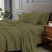 Eider & Ivory™ Lefevre 4-Piece Rayon from Bamboo Sheet Set Microfiber/Polyester in Green | California King | Wayfair