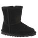 BEARPAW Brady Toddler Zipper - 9 Toddler Black Boot Medium