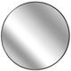 The Home Deco Factory - Miroir rond extra plat 55 cm Noir - Noir