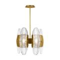 Visual Comfort Modern Collection AvroKO Wythe 15 Inch 6 Light LED Mini Chandelier - 700WYT6BR-LED927