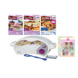 Kids Baking Fun Easy Bake Oven Ultimate Star Edition + Red Velvet Cupcakes Refill + Pretzel + Pizza Refill + Designer decorating kit