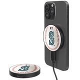 Seattle Mariners 10-Watt Baseball Design Wireless Magnetic Charger