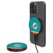 Miami Dolphins 10-Watt Stripe Design Wireless Magnetic Charger