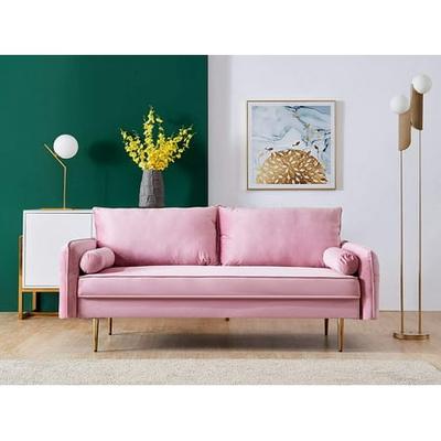 Vingtank Velvet Fabric Sofa Couch 71, Velvet Tufted Sofa Cover