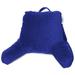 Reading Pillow Petite Back Pillow Backrest Pillows for Bed with Arms Shredded Memory Foam Back Pillows for Sitting in Bed Small Back Support Pillow for Kids & Teens Blue (Royal Blue)