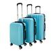 Stop Now 3Pcs Traveling Luggage Set, Portable Large Capacity Luggage Bags for Travel, Blue