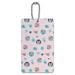 Cats Kittens Flower Pink Teal Pattern Luggage Card Suitcase Carry-On ID Tag