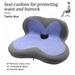 Spree Travel Chair Pads Memory Foam Seat Cushion Office Hollow Design Waist Pillow