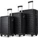 MEROTABLE!Clearance Luggage Expandable Suitcase 3 Piece Set with TSA Lock Spinner 20in24in28inï¼Œwith 4 Silent 360-Degree Rotating Wheels,3-Step Telescoping Handle