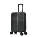 InUSA Hardside 20 Inch Carry On Spinner Luggage with Ergonomic Handles and TSA Lock, Ally Collection Travel Suitcase with Spinner Wheel, Black