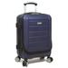 Dejuno Compact Hardside 20-Inch Carry-on Luggage with Laptop Pocket - Navy