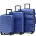 Tomshine Lightweight Hardside 3 Piece ABS Luggage Set with Spinner Suitcase 20" 24" 28"