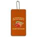 If You're Happy and You Know It Clamp Your Hams Clap Hands Funny Humor Wood Luggage Card Suitcase Carry-On ID Tag