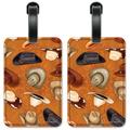 Cowboy Hats - Image by Dan Morris - Luggage ID Tags / Suitcase Identification Cards - Set of 2