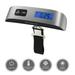 Luggage Scale Digital Hanging Travel Scale,Portable Handheld Baggage Suitcase Weighing Scale Rubber Paint, 110 Lbs Type High Precision Backlight Large Capacity LCD Display,Battery Included